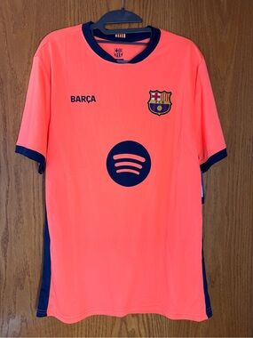 NWT Men’s Barca Pink Training Jersey